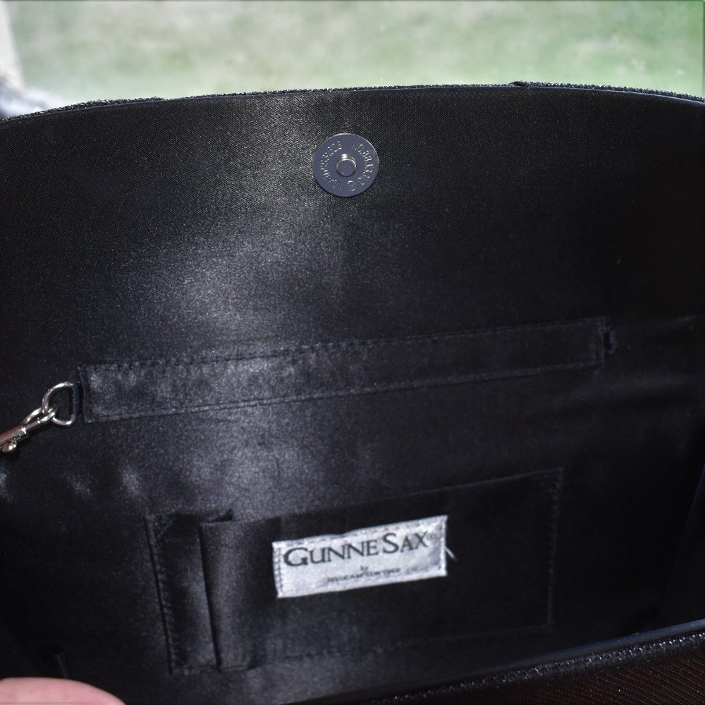Vintage Gunne Sax Black Convertible Clutch - Picture 9 of 10